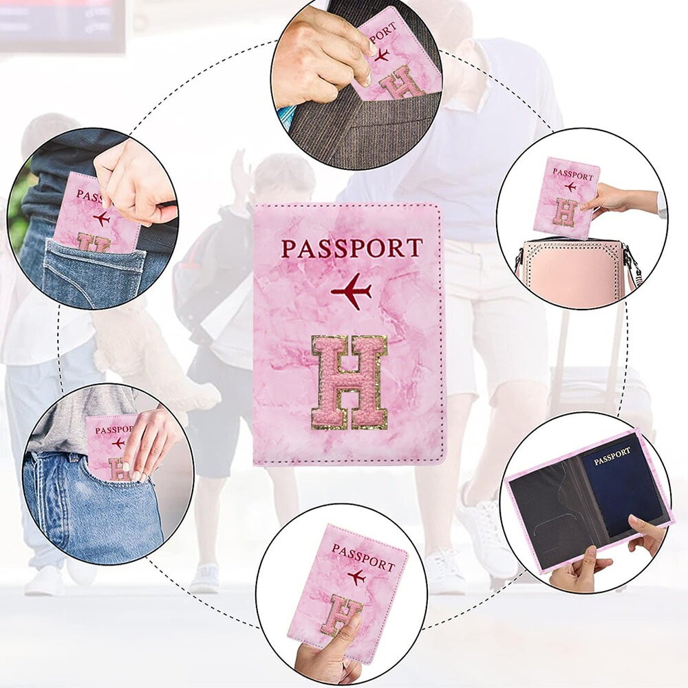 แท็กกระเป๋าขายร้อนและปกหนังสือเดินทาง,แถบเย็บปักถักร้อย,กระเป๋า ID อุปกรณ์เดินทางแบบพกพา - รูปที่ 2