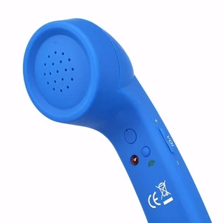 QIRVEN โทรศัพท์ Handset, Call Receiver มัลติฟังก์ชั่น Retro โทรศัพท์ Handset, คลาสสิก 3.5 มม.Comfort ป้องกันรังสีหูฟังแบบมีสาย Home Office