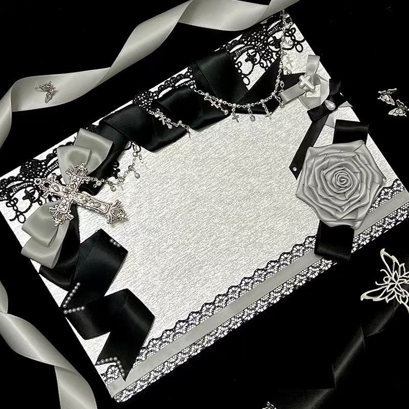 🔥Paigumei Props Tie Pain กระเป๋าวัสดุชุด Tie Board ผลิตภัณฑ์สําเร็จรูป Tie กระเป๋าตกแต่งปวดกระเป๋า diy วัสดุชุดเต็ม GZ06 + 1