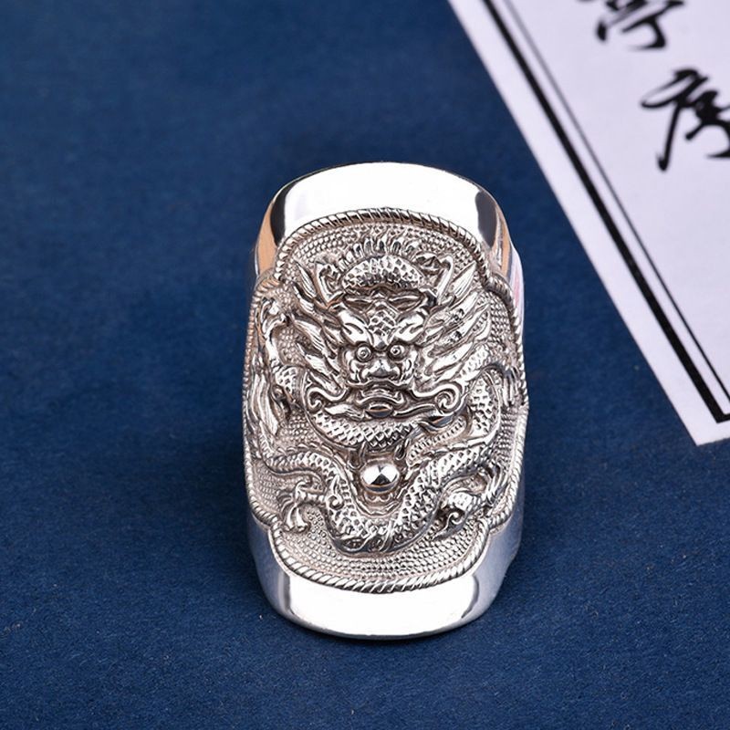 แหวนโทเท็มของ Guan Gong Guan Yu ของขวัญวันเด็กผู้ชาย