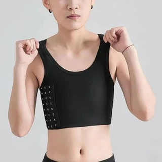 AMURA เสื้อกล้ามรัดตัวแบบเลสเบี้ยนทอม, สำหรับขนาด M-3XL ช่วยเพิ่มสรีระหน้าอกและลดความพวงพอง