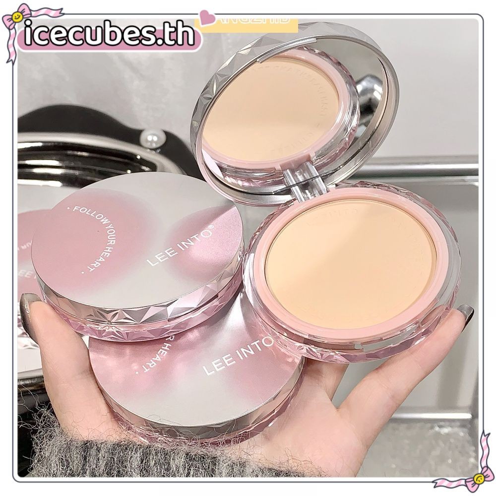 โปร่งใสและ Traceless น้ําผึ้งผงเค้ก Modifies สีผิวหมองคล้ํา, เพิ่มความกระจ่างใสและ Clearens ควบคุมผิว Matte Face Powder ติดทนนานแป้งแต่งหน้าพร้อมกระจก