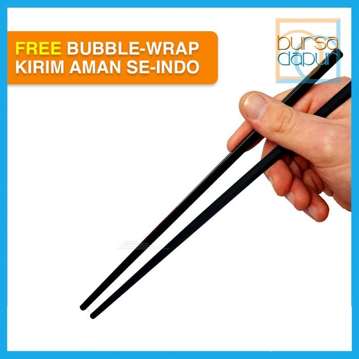 KZ004 ตะเกียบเกลียวดําเมลามีนมังกรทอง 22cm