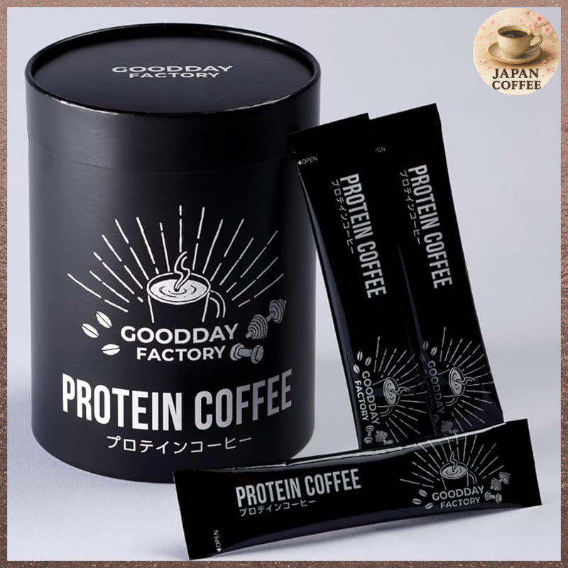 Megalos UCC Protein Coffee Stick 7.5g × 30 – 6.1g Protein, Sugar-Free, Japan Coffee Taster Supervise