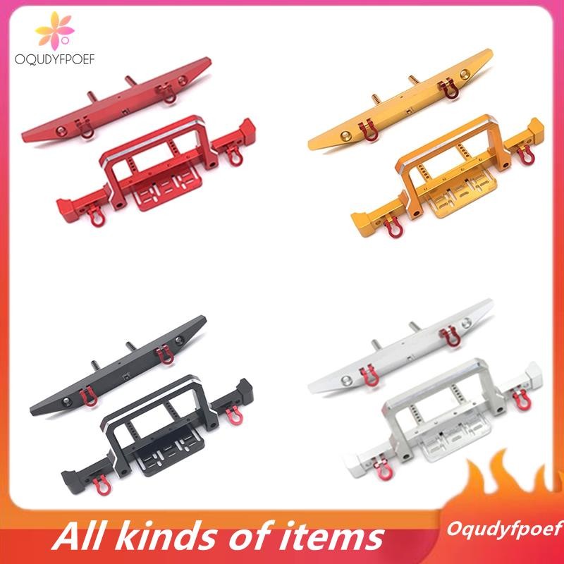 โลหะด้านหน้าด้านหลังกันชนสําหรับ 1/10 RC Crawler รถ MN999 MN222 TRX4 SCX10 90046 90047 RC รถอะไหล่อั