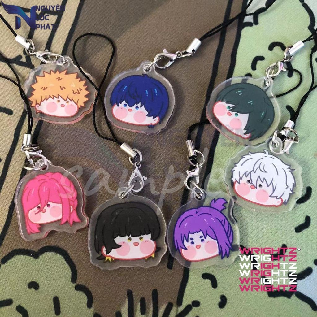 NLP Isagi Yoichi ITOSHIRIN NLP WrightZ พวงกุญแจโทรศัพท์