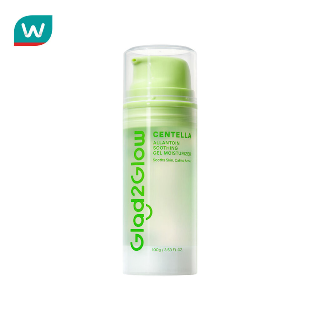 Glad2Glow แกลดทูโกลว์ มอยเจอร์ไรเซอร์ เซนเทลล่า อัลลันโทอิน ซูทติ้ง เจล 100 กรัม