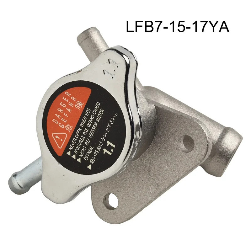 อลูมิเนียมหม้อน้ํา Coolant FILLER คอสําหรับ Mazda 5 2006-2010 LFB7-15-17YA เปลี่ยนหม้อน้ํา FILLER คอ