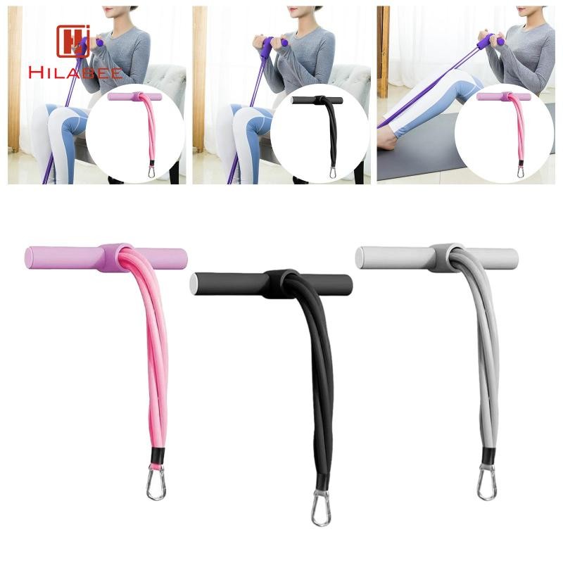HILABEE Sit up Aid Resistance Band Abdominal Training เครื่องออกกําลังกายอุปกรณ์เสริม Situp Bar Assi