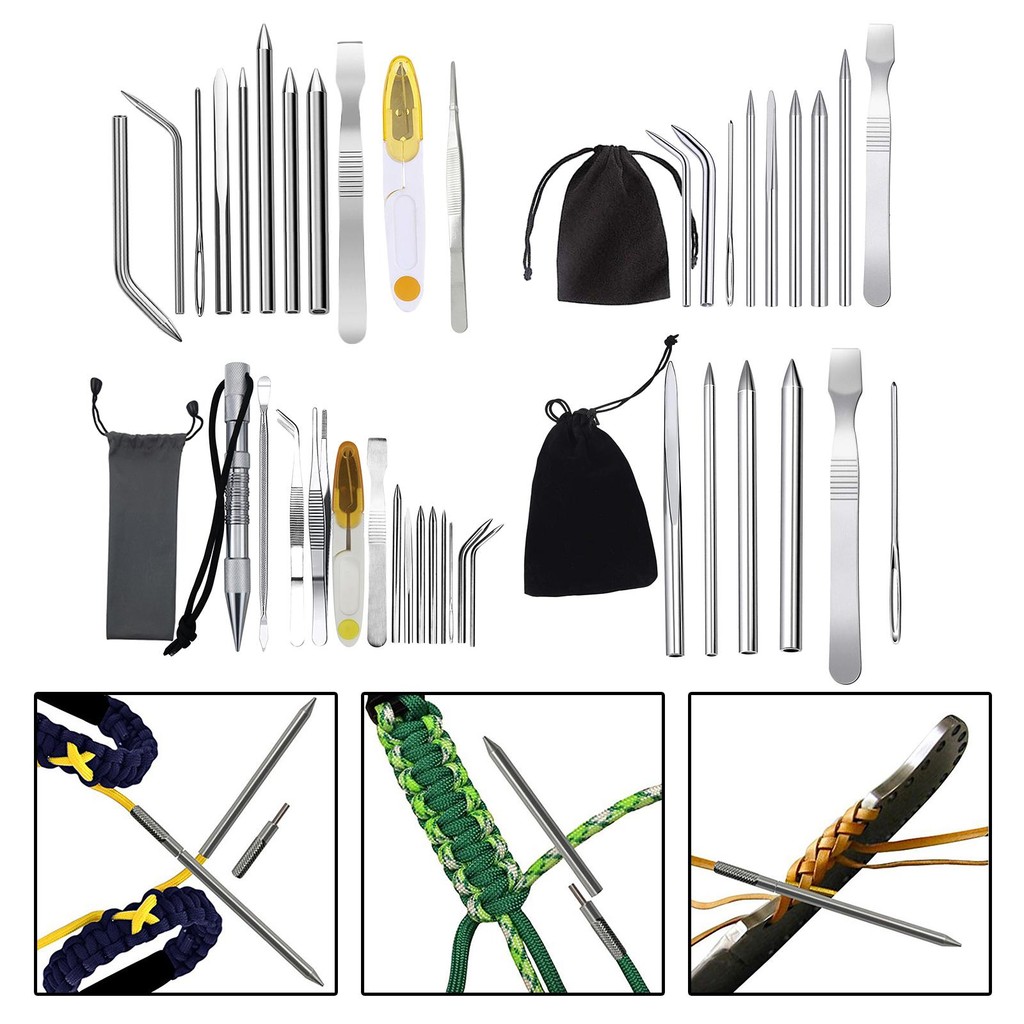 เข็มถักเชือกรัดพาราคอร์ด ใช้สำหรับทำสร้อยข้อมือ DIY