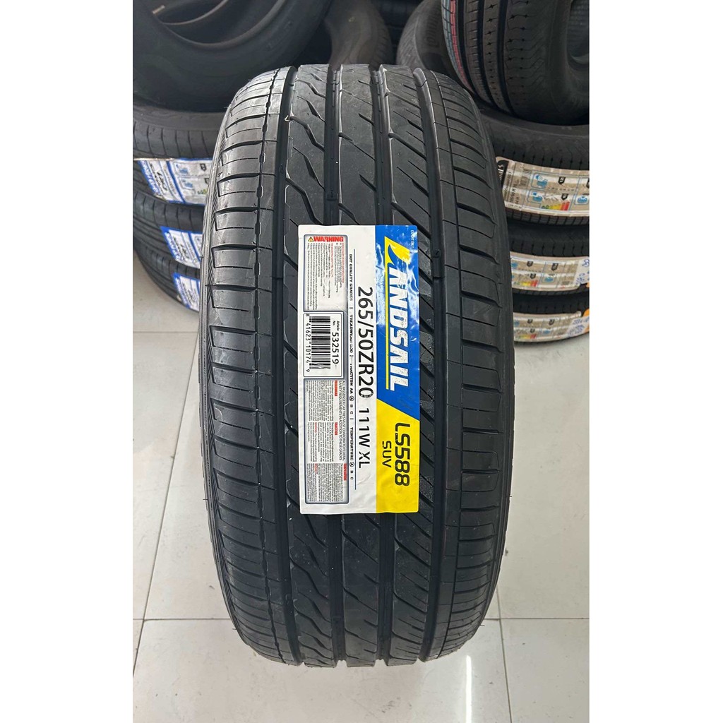 265/50R20 LANDSAIL LS588 ยางใหม่กริ๊ปปี24🇹🇭ราคา1เส้น✅แถมจุ๊บลมยางแท้🔥มีรับประกันจากโรงงานนาน2ปีหรือ5