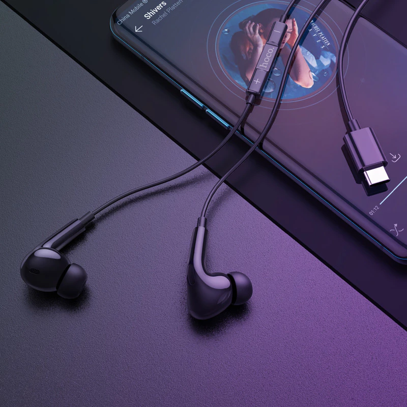 HOCO M101 Pro หูฟัง Type-C/3.5mm มีไมค์ ปุ่มควบคุม thumbnail 5