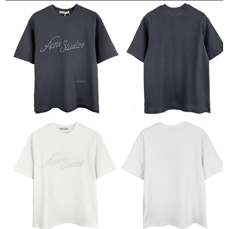 เสื้อย้อนยุคแขนสั้นสำหรับผู้ชาย ออกแบบใหม่ในสไตล์จดหมายสามมิติ ทำจากผ้าฝ้ายแท้ ระบายอากาศดี