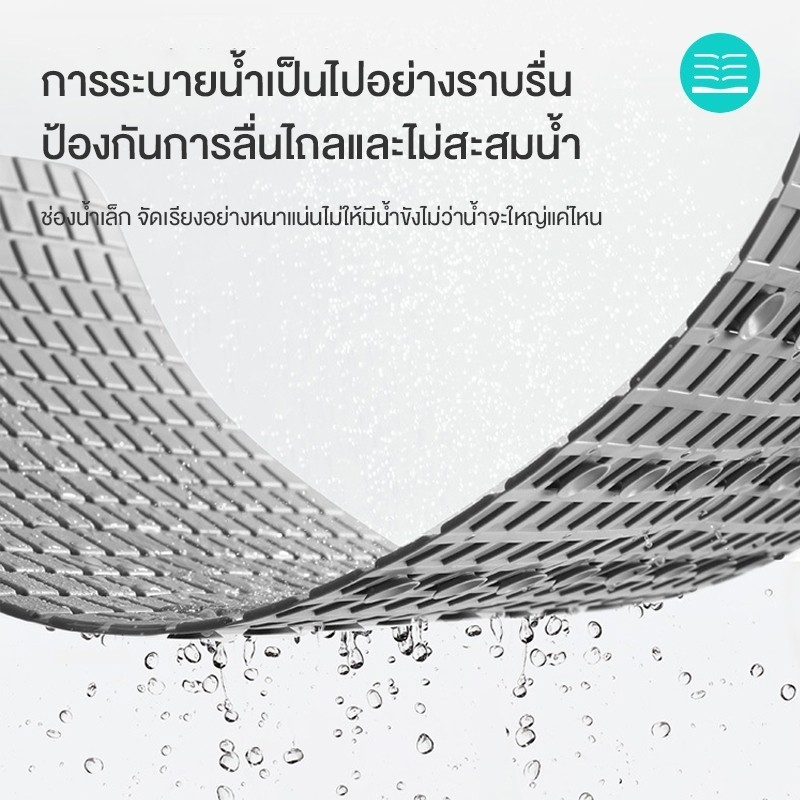 แผ่นกันลื่นในห้องน้ำ พรมกันลื่น PVC มีหลายสไตล์ให้เลือก แผ่นยางกันลื่น พรมกันลื่นสำหรับเด็กและผู้ใหญ่ - รูปที่ 4