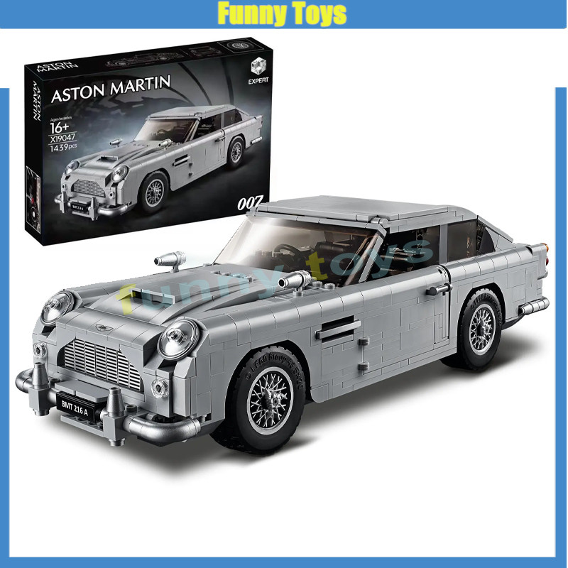 10262,James Bond Aston Martin DB5,Building Blocks,Classic Car 007,ของเล่นของขวัญสําหรับเด็กผู้ชาย