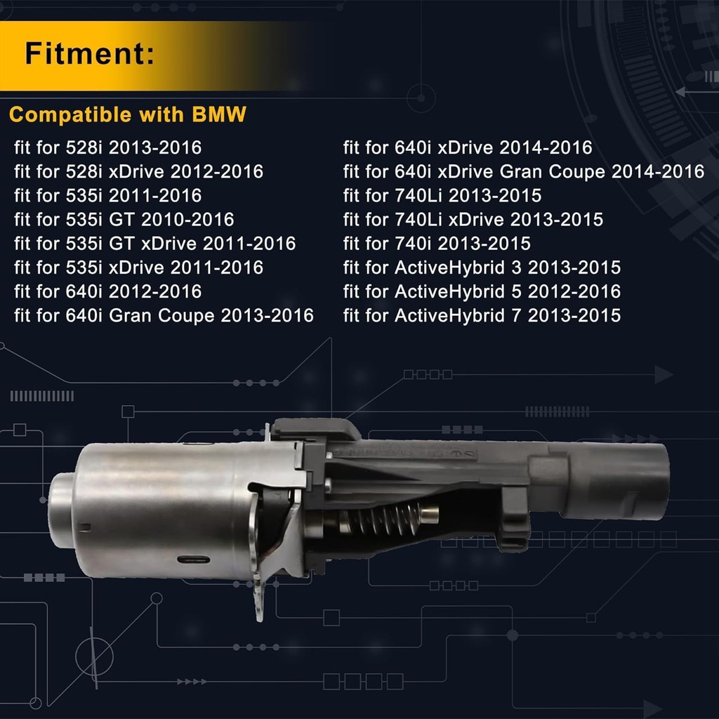 GXARTS ตัวกระตุ้นวาล์วเพลาประหลาดสําหรับระบบ Valvetronic 11377603979 เข้ากันได้กับ BMW N20 N55 S55 X