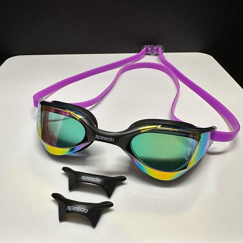 แว่นตาว่ายน้ำรุ่นใหม่อัพเกรด ต้านหมอกได้ดี ความละเอียดสูง มาพร้อมกรอบขนาดเล็กสำหรับทั้งผู้ใหญ่และเด็ก