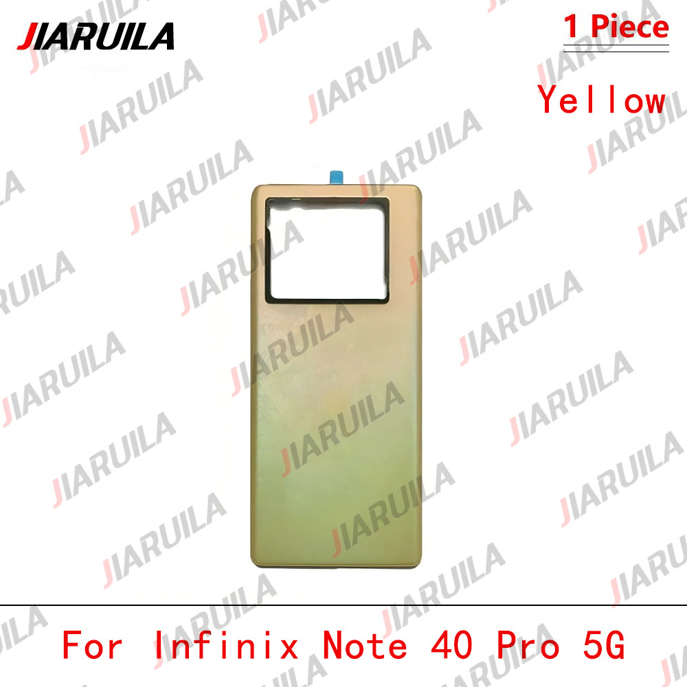 สําหรับ Infinix Note 40 Pro 5G ฝาหลังกระจกแบตเตอรี่ด้านหลังประตูกรณีเปลี่ยน ราคา ถูกที่สุด ดีลบีเคเค แกลเลอรีภาพที่ 4