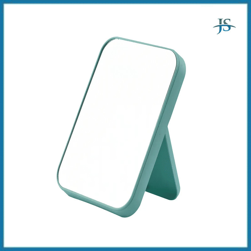 JS WHOLESALE แบบพกพา SQUARE FOLDING MIRROR / STANDING BEAUTY MIRROR SITTING MIRROR สําหรับ MAKEUP / 