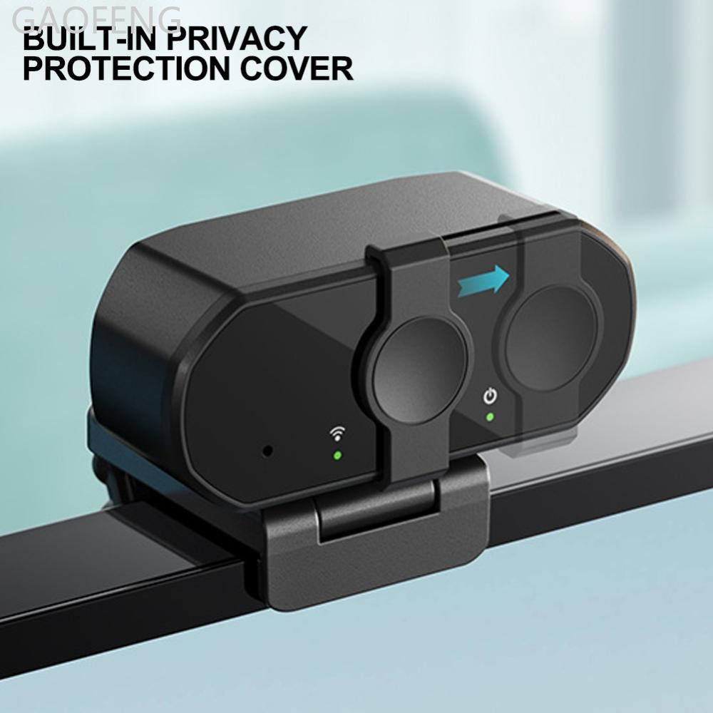 GAOFENG 1080P 2K 4K เว็บแคมมินิกล้อง Full HD เว็บแคมพร้อมไมโครโฟน 30fps USB Web Cam สําหรับโฟกัสอัตโ