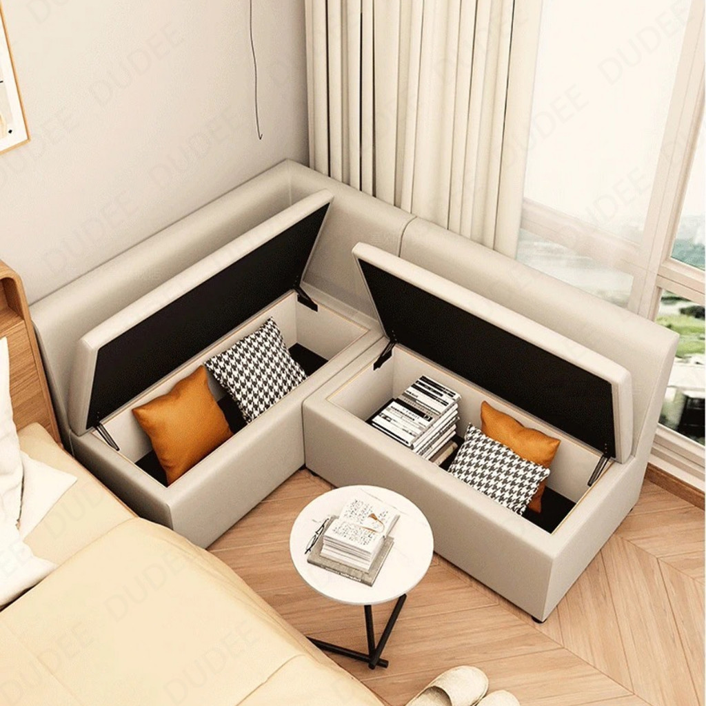 DUDEE โซฟา รุ่น SF-107 โซฟาพร้อมที่เก็บของ สไตล์โมเดิร์น สวยงาม ทันสมัย