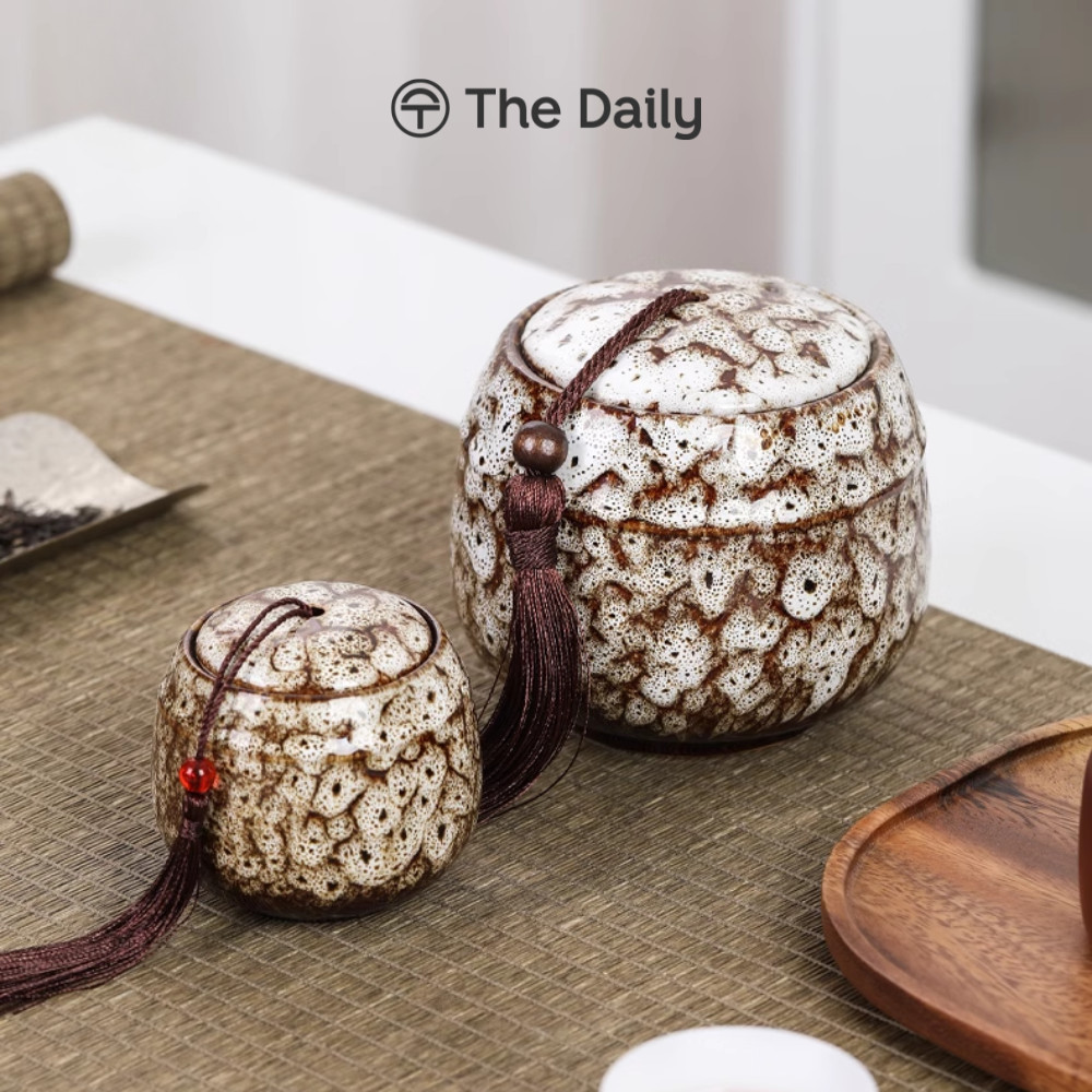 Zen Matcha Ceramic Canister - ภาชนะบรรจุผงชามัทฉะเซรามิก