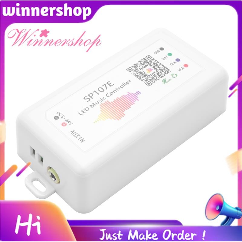 WIFI RGB SP107E พิกเซล IC SPI เพลงบลูทูธคอนโทรลเลอร์สําหรับ WS2812 SK6812 SK9822 RGBW APA102 LPD8806