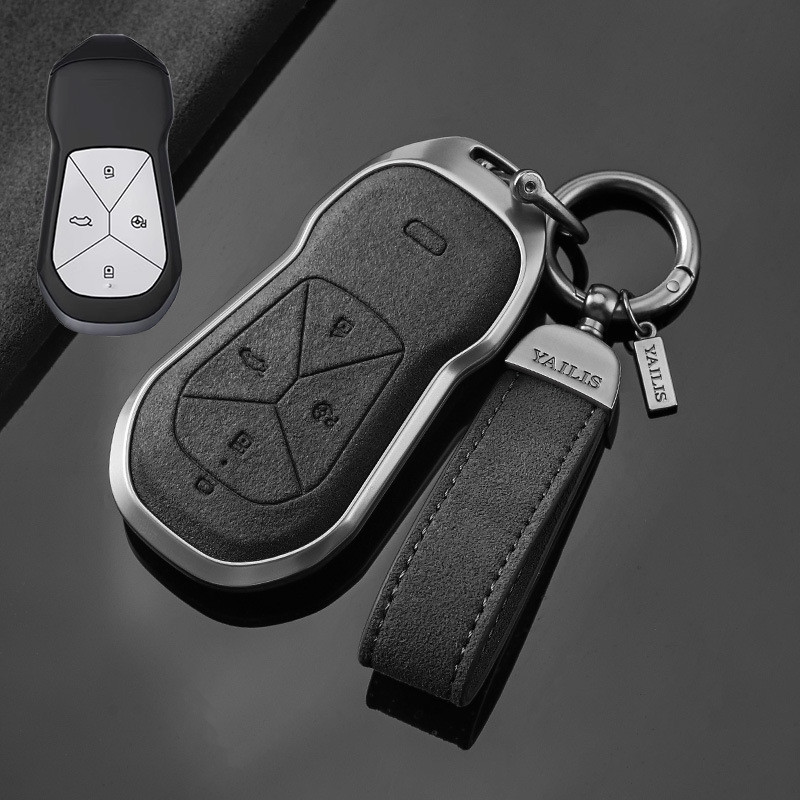 สําหรับ XPENG X9 ฝาครอบกุญแจ xpeng x9 กระดุมกุญแจ Xpeng G6/X9 เคสกุญแจรถ พวงกุญแจ