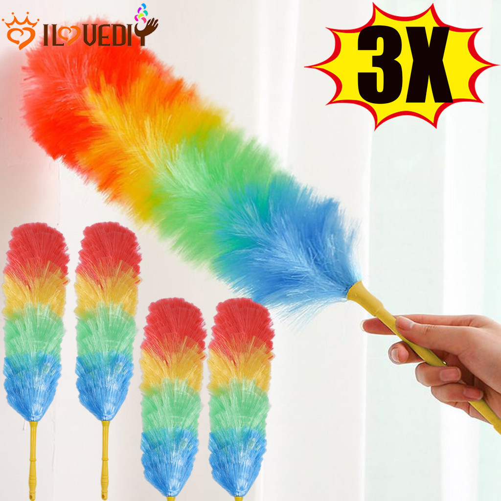 [HGB]แปรงกําจัดฝุ่น 3 ชิ้น | 360° หัวยืดหยุ่นสําหรับแดชบอร์ด/ช่องว่างที่นั่ง, พื้นผิวปุยจับผม/ตกแต่ง, เครื่องมือปัดฝุ่นพลาสติกขนาดกะทัดรัด