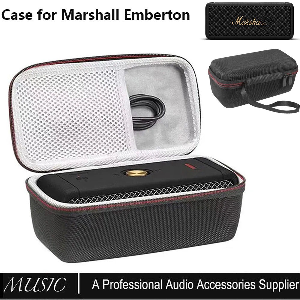 เคสแข็งสําหรับลําโพงบลูทูธ Marshall Emberton, กระเป๋าเก็บของแบบพกพาแบบจัดเก็บแบบแข็ง (Emberton)