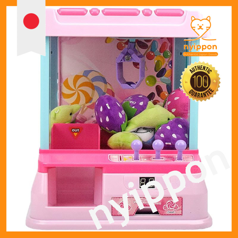 Samparcy Crane Game Toy UFO Catcher - Christmas Gift (Pink)