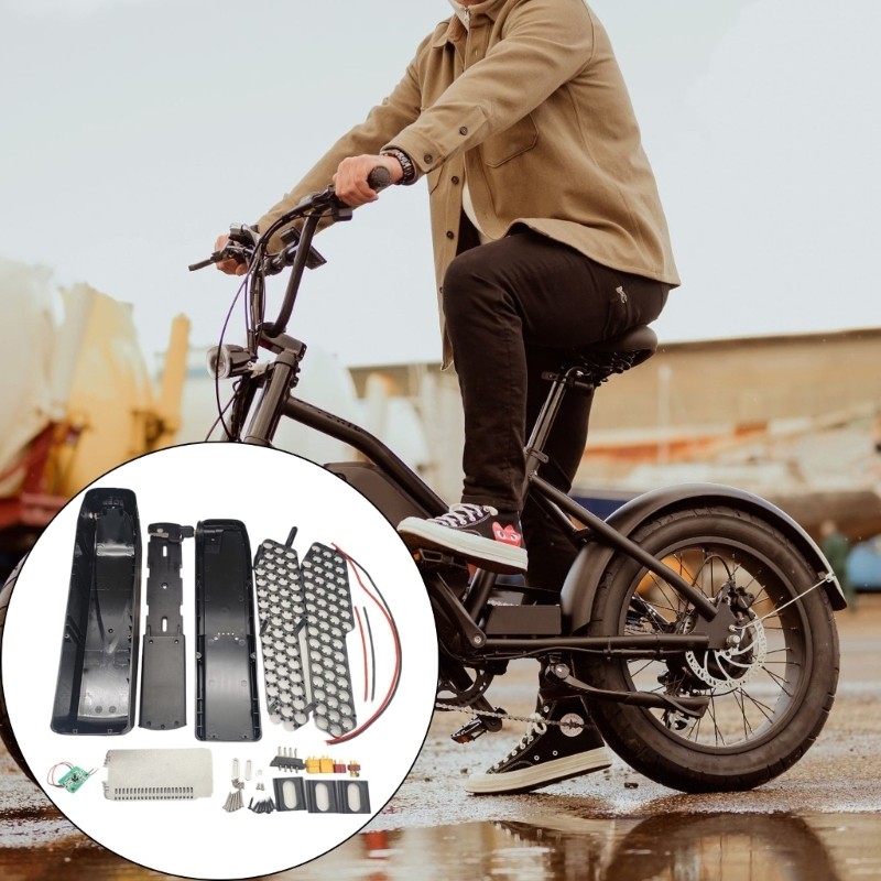 Doublebuy Durability กันน้ํา 36V48V EBike Box 52x18650Cell DIY สําหรับ HaiLong