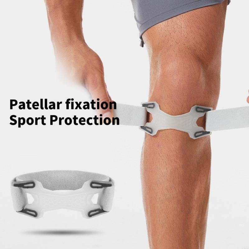 1PC ซิลิโคน Patella Band Patella เข่าสนับสนุน Patella Tendons Band สําหรับผู้ชายผู้หญิง
