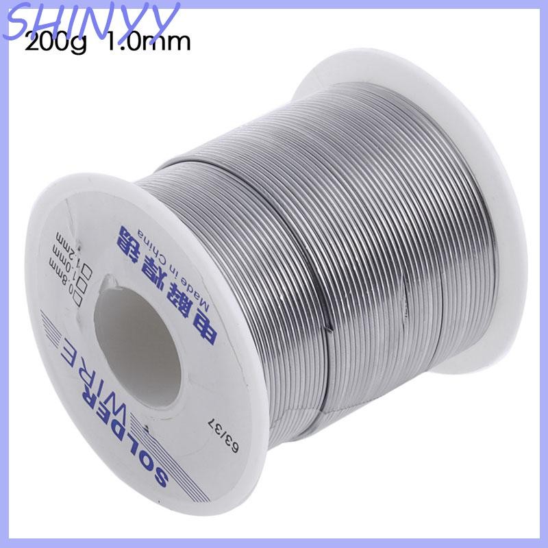 SHI 63 37 Rosin Core เชื่อมดีบุกตะกั่วอุตสาหกรรมบัดกรีลวด 1 0 มม.200g ร้อน