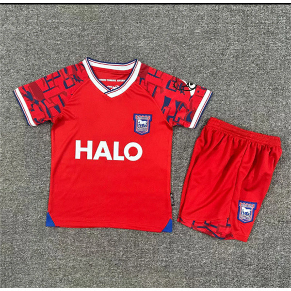 Jersey Ipswich Town ปี 2025 แบบทีมเยือน ชุดกีฬาสำหรับเด็ก ไซส์ 16-28