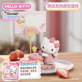 Sanrio Jewelry Dolls ของแท้ที่ได้รับอนุญาต Sanrio Hello Kitty Note Holder Vertical Cute Jewelry hellokitty Birthday Gift Series