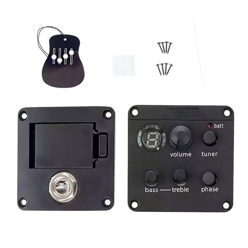MIS Acoustic Guitar Pickup Active Guitar Equalizer Piezo Pickup สําหรับเครื่องขยายเสียงกีตาร์