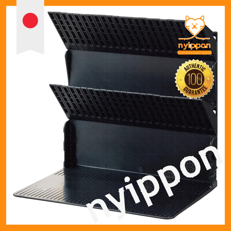 Lihit Lab Book Stand Bookend A4 Black A3577-24