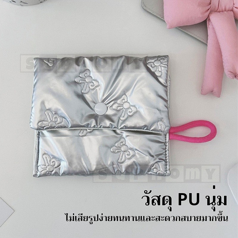 ถุงเครื่องสำอางขนาดใหญ่ กระเป๋าถืออเนกประสงค์ ถุงเครื่องสำอาง ถุงดูแลผิวขนาดใหญ่ ถุงเก็บของ - รูปที่ 3