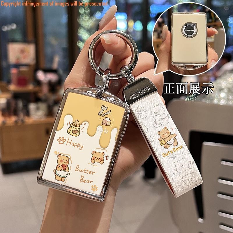 ฝาครอบกุญแจ Volvo Volvo xc60 s90 s60 xc40 xc90 s60 v40 v60 c40 พวงกุญแจ พวงกุญแจ พวงกุญแจ