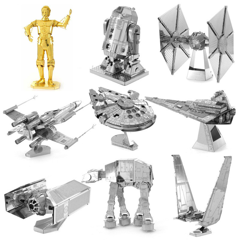 [ซื้อ 2 แถมเครื่องมือ] Love Assembling Metal Assembling Model DIY Puzzle Star Wars Millennium Falcon