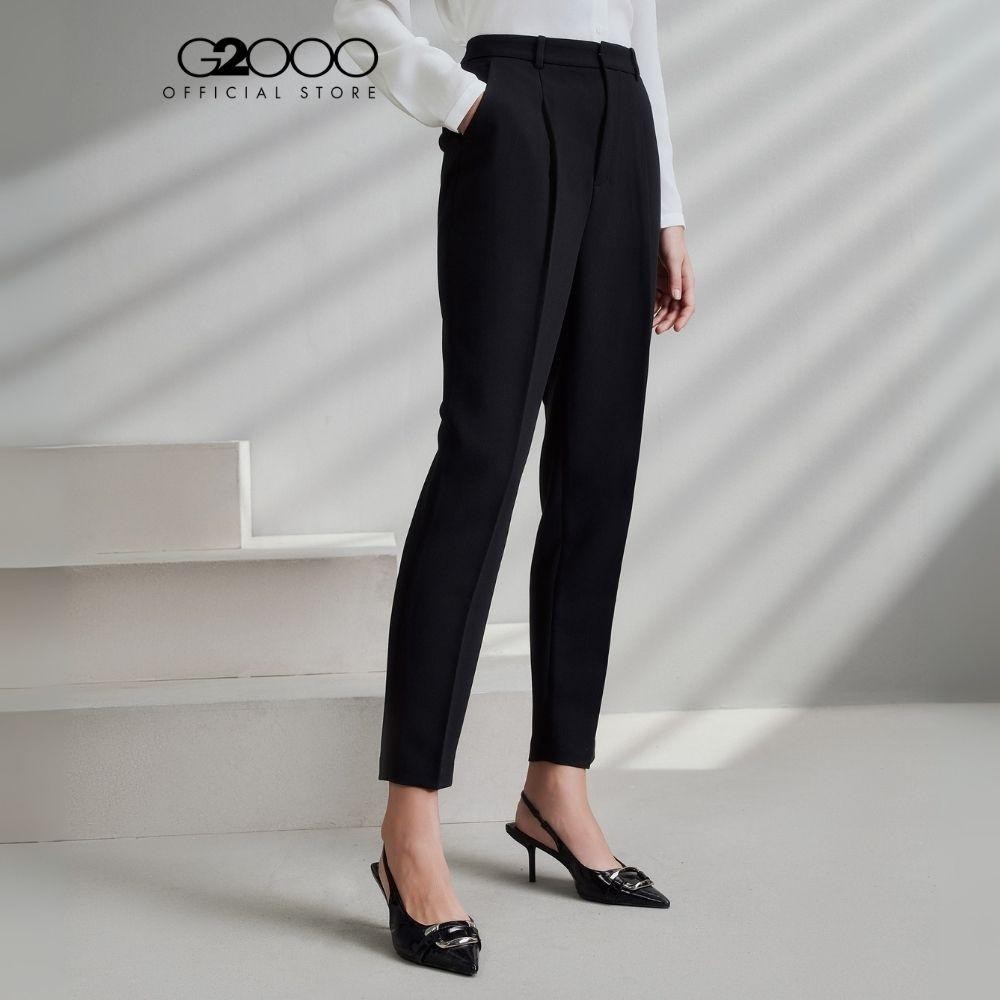 G2000 กางเกงขายาวสำหรับผู้หญิง Tapered Fit ทรง Tapered Fit รุ่น 5126231599 สีดำ