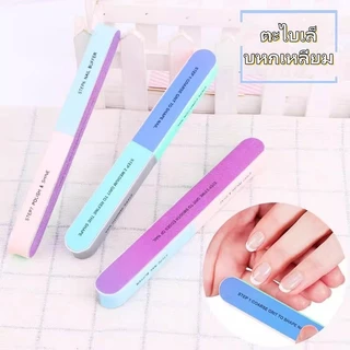 litai แถบขัดตะไบเล็บพิมพ์ลาย แถบขัดเงาหกด้าน เครื่องมือทำเล็บ แถบขัดเล็บ เครื่องเจียรเล็บ