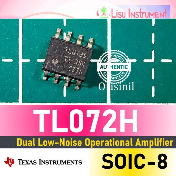 TL072H Dual Op-Amplifier TL072D TL072 Texas Instruments ต้นฉบับ