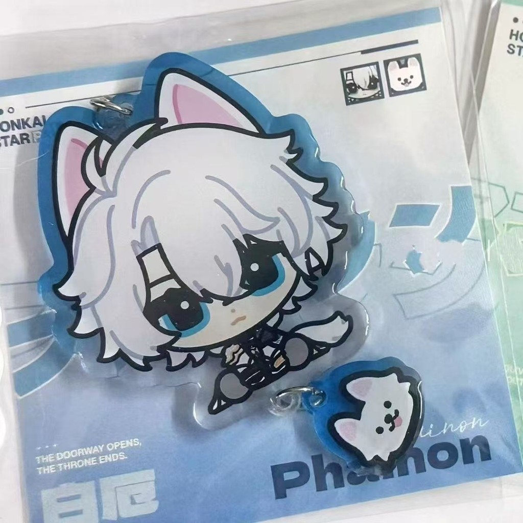 Honkai: Star Rail/Phainon/Anaxa/Honkai Star Rail Merchanting Bernard Char อะคริลิคพวงกุญแจกระเป๋านัก