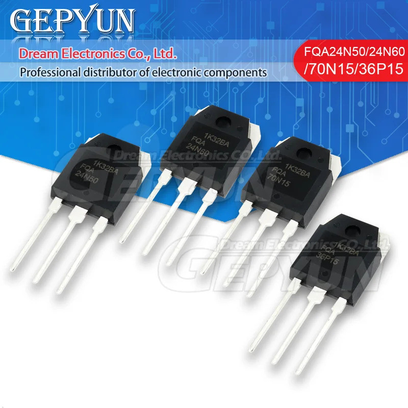 1-5 ชิ้นFQA24N50 TO3P 24N50 FQA24N50F MOSFET TO-3P FQA24N60 24N60 FQA70N15 70N15