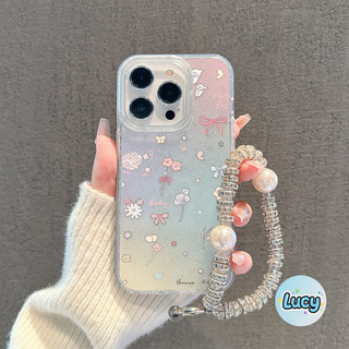 🍭Lucy🍭เคสไอโฟน เคสใสกากเพชร สำหรับ iPhone 11 16 pro max 13 12 14 15 promax 7 plus  เคสใสกันกระแทก วิจิตร Flash CryBaby