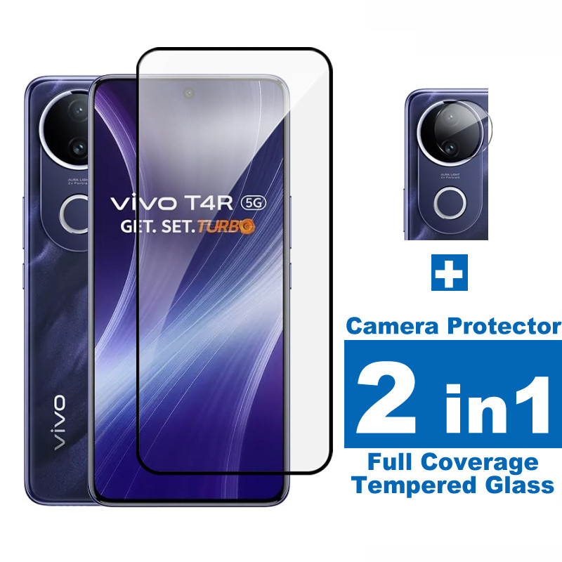 สําหรับ Vivo T4R Full Coverage Screen Protector สําหรับ Vivo T4R T4 Ultra T4X T4 iQoo Z10 Lite Turbo