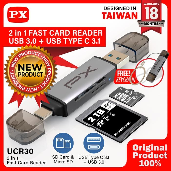 ZL99 USB CARD READER TYPE C 3.1 MICRO SD USB 3.0 ความเร็วสูง OTG บน GO 2in1 2 IN 1 PX UCR30