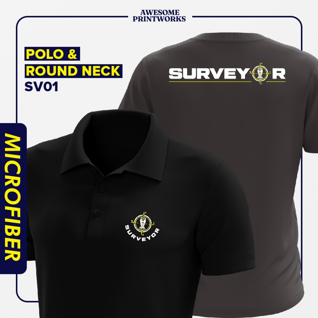 เสื้อโปโลไมโครไฟเบอร์สำหรับพนักงาน_survey_ไซส์จาก S ถึง 7XL